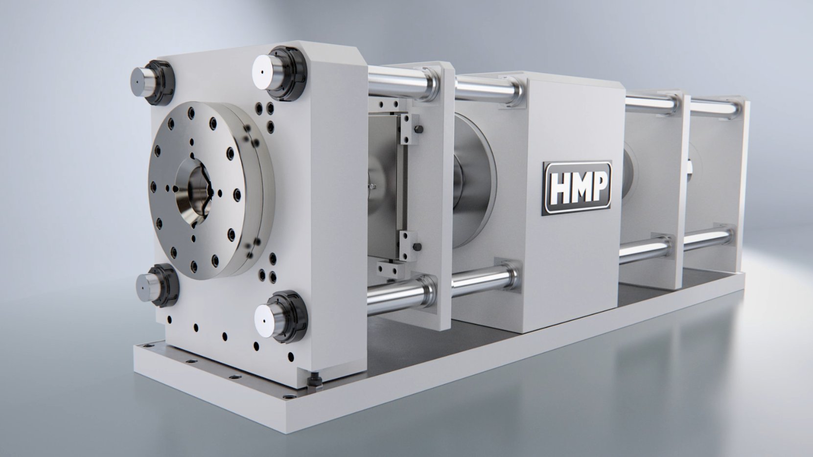 HMP – Axial forming machine 3D illustration